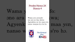 Presby Hymn 24 Stanza 4 presbyhymns hymnal churchhymnal [upl. by Hakim59]