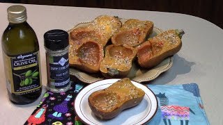 Honey Nut Squash with Everything Bagel Seasoning  Mini Butternut [upl. by Oidgime]