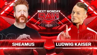 Sheamus vs Ludwig Kaiser 12 Raw Aug 5 2024 [upl. by Zendah173]