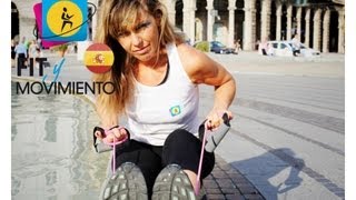 Ejercicio para las piernas con elástico [upl. by Parke129]