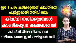 ഈ പഴങ്ങൾ കഴിച്ചാൽ കിഡ്നി പൂർണ്ണമായും നശിക്കും ഈ ലക്ഷണങ്ങൾ നിങ്ങൾ കാണുന്നുണ്ടോ Vrikkarogam [upl. by Kered]