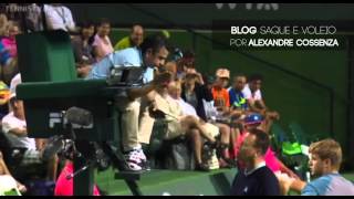 Fognini gets mad at chair umpire  Indian Wells 2014 [upl. by Bjorn]