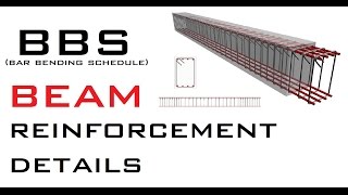 BBS Bar Bending Schedule  Beam Reinforcement Details [upl. by Amata188]