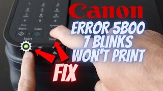 Canon Error 5B00 Reset SOLVED Ink Waste Counter  Support Code 5B00 5800 Pixma G4200 7 Blinks [upl. by Narib]