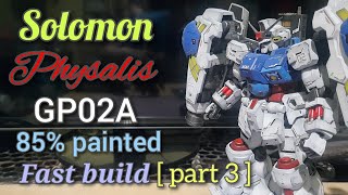 Solomon physalis 1100 GP02A kit  part 3  85 painted fast build [upl. by Ahs]