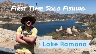 First Time Solo Fishing Lake Ramona [upl. by Yesdnik]