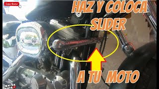 SLIDER PARA MOTO COMO HACER Y COLOCAR  COMO HACER SLIDER PARA MOTO  COMO COLOCAR SLIDER PARA MOTO [upl. by Assirod]