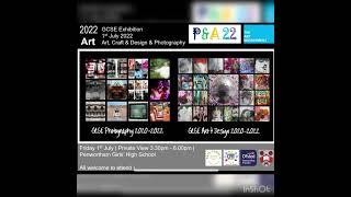 GCSE Art amp Design and GCSE Photography Exhibition 2022 [upl. by Shirberg715]