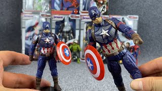 Ultimate Captain America Endgame Action Figures ASMR Unboxing [upl. by Apur265]