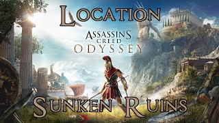 Assassins Creed Odyssey Sunken Ruins Messara Location 100 Completion [upl. by Eelinej779]