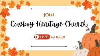 Cowboy Heritage Church Wednesday Service  September 25 2024 [upl. by Bilbe901]