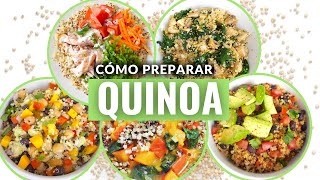 5 Recetas Saludables con Quinoa [upl. by Krefetz]