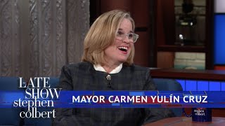 Mayor Carmen Yulín Cruz Trumps Tax Bill Will Hurt Puerto Rico [upl. by Ridinger]