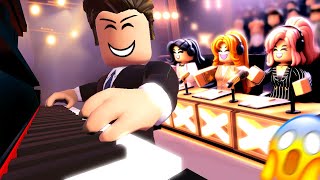 INSANE Piano Playing on ROBLOX GOT TALENT gets GOLDEN BUZZER Ft Ty Can Sing [upl. by Ijat]