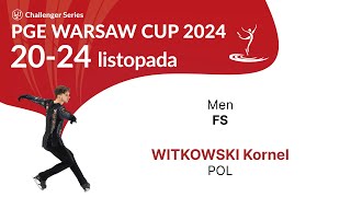 11 Kornel WITKOWSKI POL M FS PGE Warsaw Cup 2024 [upl. by Melvyn]