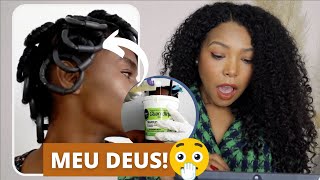 Como fazer permanente afro com Guanidina  reagindo a Ester Ferreira [upl. by Coh435]