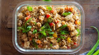 The most FLAVORFUL Quinoa Fried Rice [upl. by Eiten]