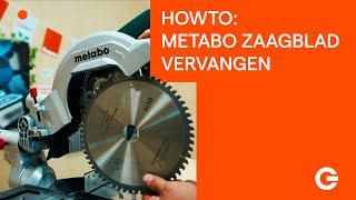 Metabo afkortzaag Zaagblad Vervangen  Gereedschapcentrum [upl. by Libys492]