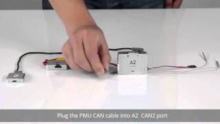 DJI  How to connect the A2 flight controller [upl. by Jasisa375]