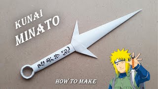 KAĞITTAN MİNATO KUNAİ YAPIMI   How To Make a Paper Kunai [upl. by Kavanagh]