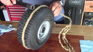 How To Inflate A Tractor Tire Off The Rim [upl. by Ane]