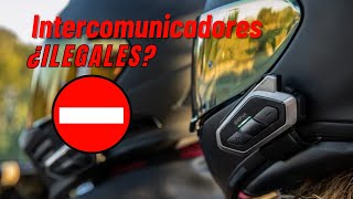 ¿Son LEGALES los INTERCOMUNICADORES para moto 🚨⛔ [upl. by Ardnot]