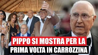 Pippo Baudo in carrozzina preoccupa la foto diventa virale Come sta [upl. by Evers]