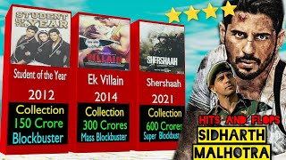 Sidharth malhotra all movie hits and flops list in 3D Box office 2012 to Yodha movie 2024 [upl. by Roana501]