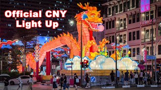 PM Lee Hsien Loong at the Official CNY Light Up at Chinatown Year Of The Dragon [upl. by Sidalg293]