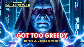 Got too greedy  Star Wars Battlefront 2  HvV gameplay [upl. by Ttennaej799]