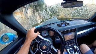 2016 Porsche 9912 Carrera S  Sunday Drive Mallorca  GoPro Hero 6 POV [upl. by Myrt]