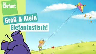 Lenny und Twiek lassen Drachen steigen amp Ratefilm Klappfiguren  Der Elefant  WDR [upl. by Tally]