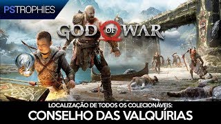 God of War  Localização de todos os colecionáveis  Conselho das Valquírias [upl. by Wernsman]