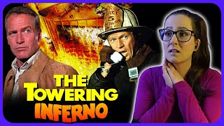 THE TOWERING INFERNO First Time Watching MOVIE REACTION [upl. by Iuqcaj]