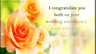 BEST HAPPY ANNIVERSARY WISHES FOR COUPLE [upl. by Gernhard]