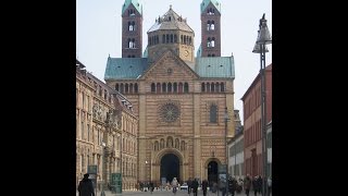 An entrance to Speyer Cathedral it was added to the UNESCO World Heritage List [upl. by Maurie]