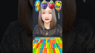 ASMR ‎AsmrWD 신기한물먹방 candy eat 물먹방 아이스크림 615 [upl. by Elrod]