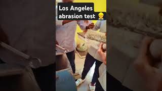 Los Angeles abrasion test civilengineering trending love love lovely motivation friendship [upl. by Avuha]