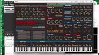 talsampler time stretch feature [upl. by Niltiac753]