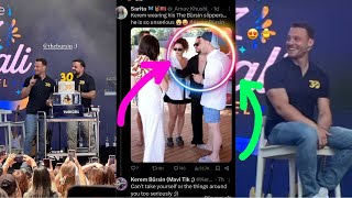 BOMBKerem Bursins big surprise at the festival Kerem Bursin was shocked [upl. by Otilia]