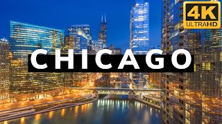 Chicago 【4K】 City Tour  Downtown Amazing Travel Experience [upl. by Barth68]