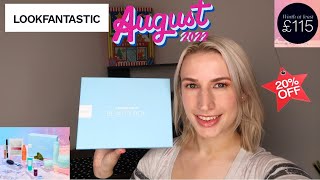 LOOK FANTASTIC BEAUTY BOX AUGUST 2022 amp SEPTEMBER SPOILERS [upl. by Patman]