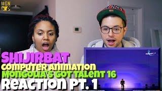 Shijirbat  computer animation on Mongolias Got Talent 16 Reaction Pt1 [upl. by Screens823]