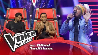 Chamila Prasad  Awasan Liyumai අවසන් ලියුමයි   Blind Auditions  The Voice Sri Lanka [upl. by Drummond729]