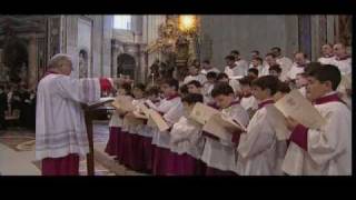 Pueri Cantores Capella Sistina  Jesu dulcis memoria [upl. by Arihsat]