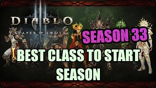 Diablo 3 Season 33  Top 3 Classes to Start Season [upl. by Bucky347]