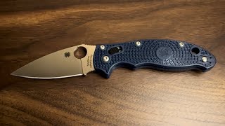 Spyderco Manix 2 Light Weight in CPMS110V Review [upl. by Yeclek]