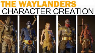 The Waylanders  Full Character Creation Male amp Female All Races Classes Backgrounds More [upl. by Anomahs]