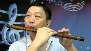 《Sadness and sorrow》played with Key F Chinese bamboo flutedizi [upl. by Nosremaj89]