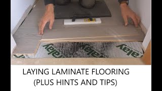 Cutting and fitting laminate flooring PLUS HINTS AND TIPSQuick Step Elite Laminate [upl. by Appolonia]